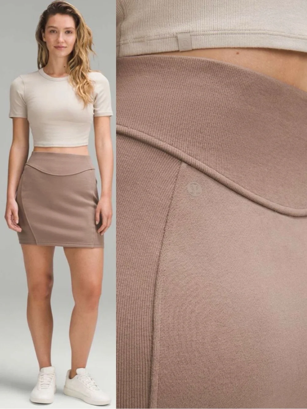 lululemon athletica taupe mini
